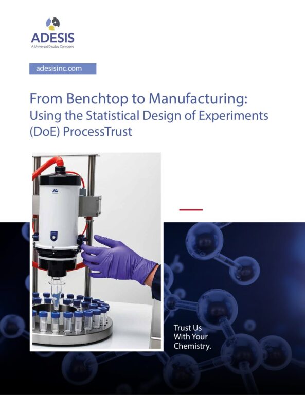 From Benchtop to Manufacturing